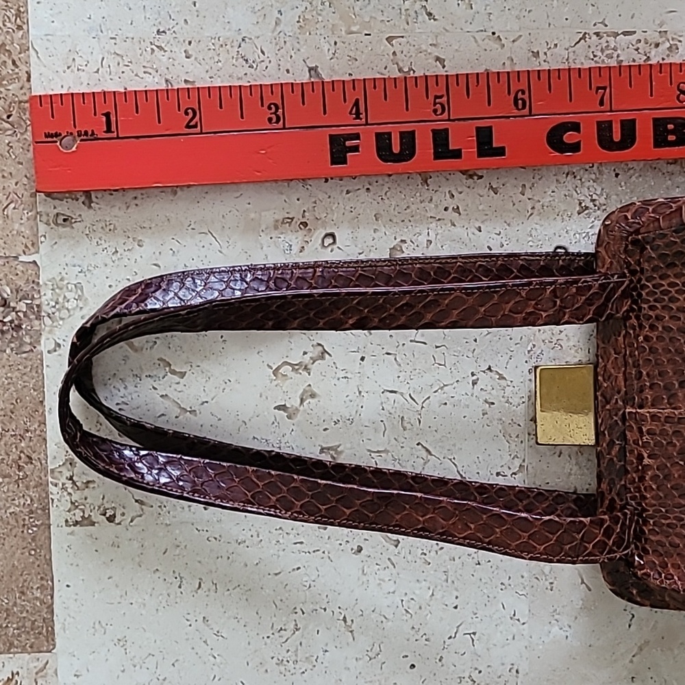 Vintage lizard skin small purse. 1940's ? - Picture 13 of 16